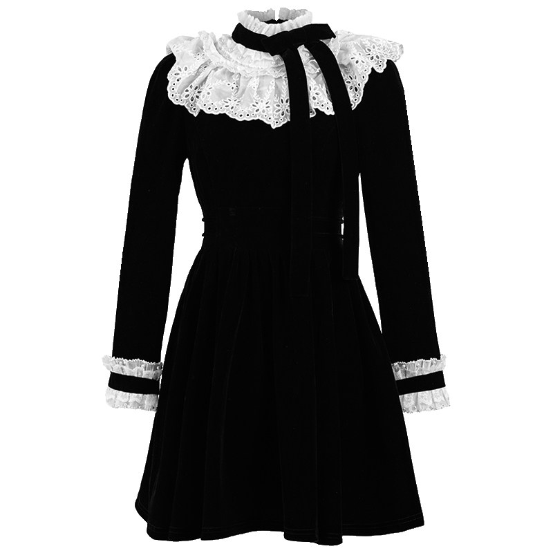 学院风小礼服连衣裙女