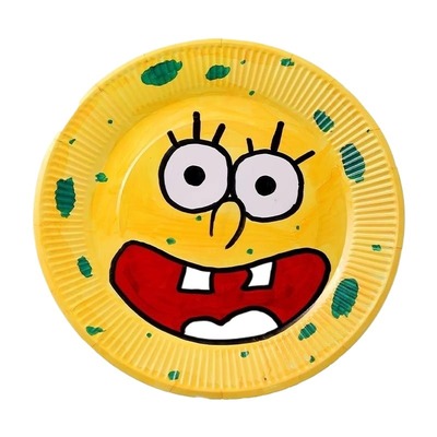 一次性纸盘8寸白色|676人收藏