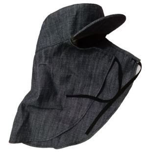 日本帽男工作帽子工厂车间大披肩搬运干活戴劳动女防尘劳保防护帽