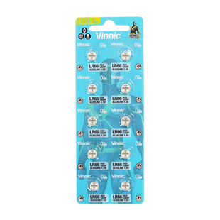 Vinnic松柏L626F AG4 LR66 377 1.5V卡尺手表电子秤纽扣碱性电池
