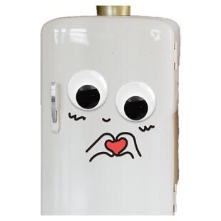 创意立体大眼睛装饰贴冰箱贴画卡通笑脸贴纸自粘马桶柜门遮丑美化