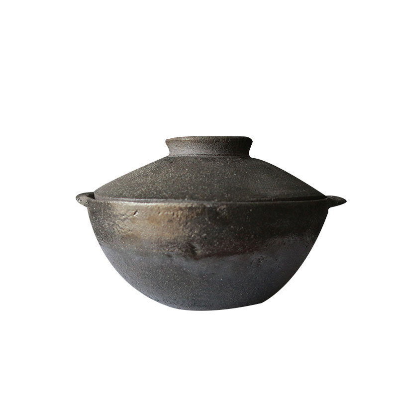 玉祥砂器平定特产砂锅手工黑砂土豆粉麻辣烫热奶锅土砂锅实拍