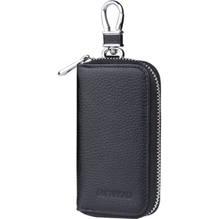 2026新款真皮钥匙包男款锁匙包女汽车收纳包神器大容量卡包二合一