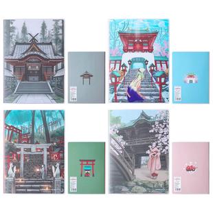 日本KOKUYO国誉封套本插画师系列B5笔记本动画卡通本创意日记本学生用无线装订本