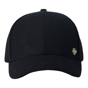 时尚短檐羊毛呢棒球帽子高端品牌男士冬季保暖中老年鸭舌帽马术帽