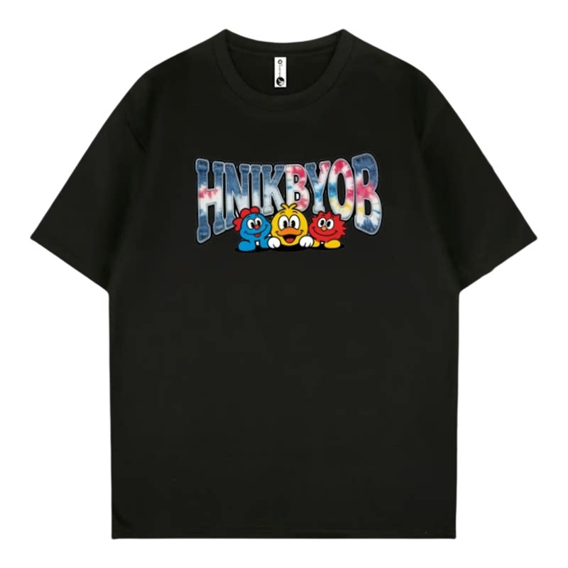 威逸狮 春夏短袖t恤男2026夏季宽松牛仔短裤痞帅穿搭休闲运动套装