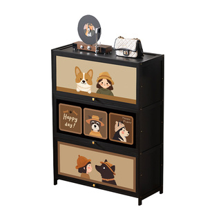 鞋架子多层家用门口入户简易带门鞋柜收纳柜一体靠墙新款爆款高档