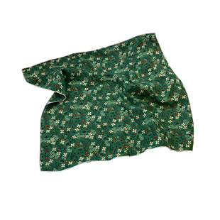 棉麻方巾韩国新款花朵碎花文艺复古领巾春夏秋装饰发带头巾小清新