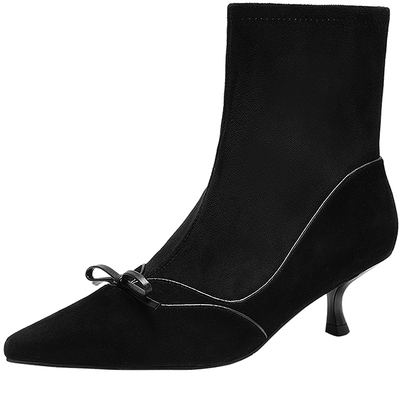 natursun法式弹力靴气质