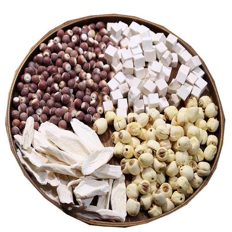 四神汤深山药材正品农家晒干货山药茯苓芡实莲子煮水煲汤材料正宗