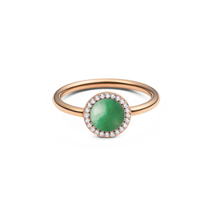 DW戒指女款 瑰丽系列天然彩色宝石戒指复古指环时尚食指戒指首饰