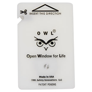 OWL卡片式安全锤 破窗神器汽车救生锤车载迷你多功能刀卡进口