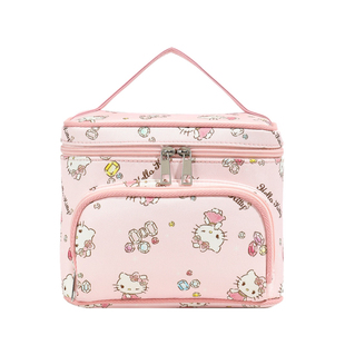 三丽鸥正版HelloKitty化妆包女可爱大容量防水分区便携收纳洗漱包