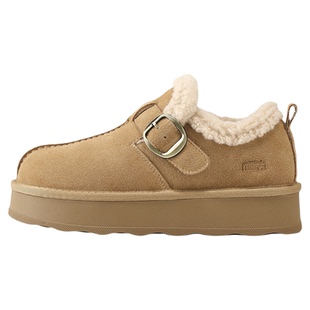 millies妙丽勃肯棉鞋女加绒保暖短靴2025冬季新款厚底防滑雪地靴