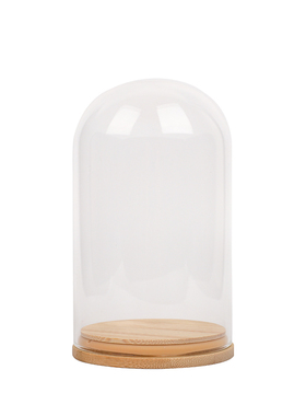 手办透明展示盒实木公仔防尘罩