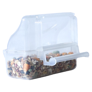 防撒鸟食盒鹦鹉防溅食盒鸟食碗鸟水盒鹦鹉内挂食盆防甩食鸟笼配件