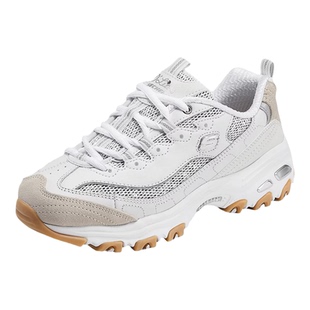 Skechers斯凯奇女鞋春夏厚底增高老爹鞋回弹缓震运动休闲鞋150724