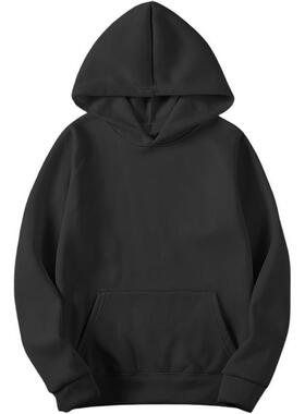 U 12872 Loose Couple Fleece Hoodie 宽松情侣抓绒卫衣跨境