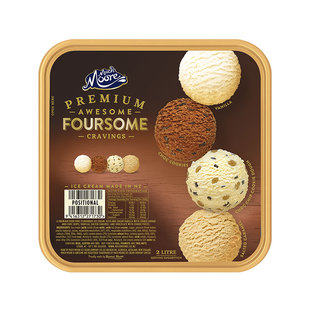 【直播1号】玛琪摩尔进口冰淇淋超大桶装甜筒香草冰激凌原味雪糕