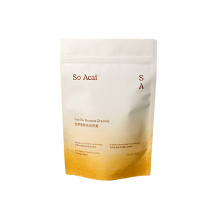 【新品】soacai香草香蕉烘焙燕麦片酸奶碗坚果水果谷物脆代餐即食