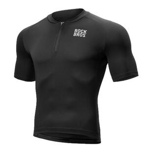 洛克兄弟骑行服套装短袖短裤透气公路山地自行车运动男款上衣夏季