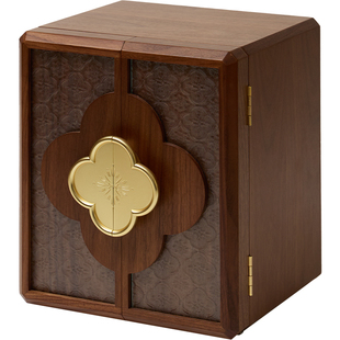 梵瀚 实木质首饰收纳盒高档精致新年情人节礼物黄金珠宝手饰品盒