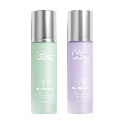 akf隔离霜正品官方旗舰店紫色妆前乳打底遮瑕提亮肤色隐毛孔