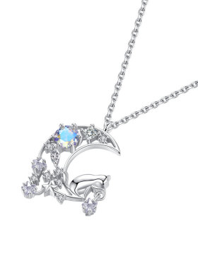 星月项链2021年新款女小众设计感