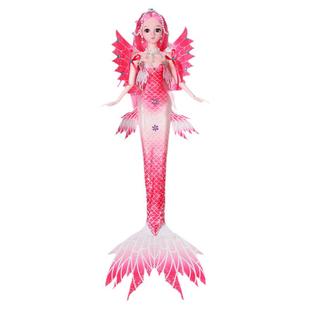 美人鱼玩具儿童洋娃娃换装套装2024新款小女孩公主女童仿真布玩偶