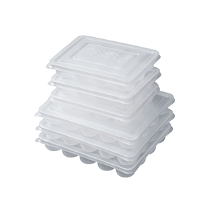 一次性馄饨打包盒生冰汤圆混沌专用盒子分格云吞盒外卖收纳盒冷冻