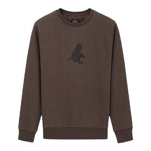 【含牦牛绒】TREKTRAVEL德国飞鹰男装休闲宽松圆领加绒休闲卫衣