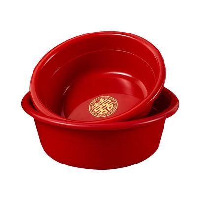 脸盆结婚礼红色喜盆女方陪嫁用品