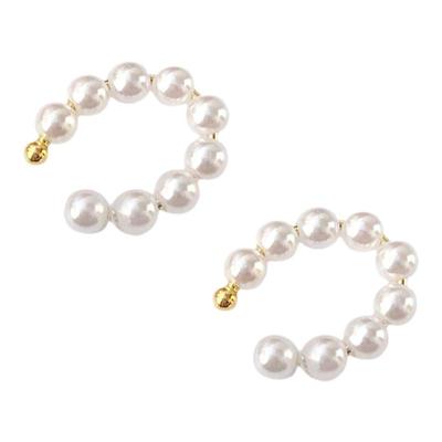 耳骨夹无耳洞女气质耳饰耳环珍珠