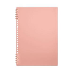 不硌手活页本可拆卸活页扣环笔记本本子简约大学生a4横线圈本小方格子款网格本b5精美高颜值文艺青年a5高中生