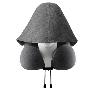 连帽u型枕记忆棉护颈枕飞机睡觉神器旅行便携脖枕高铁长途u形枕头