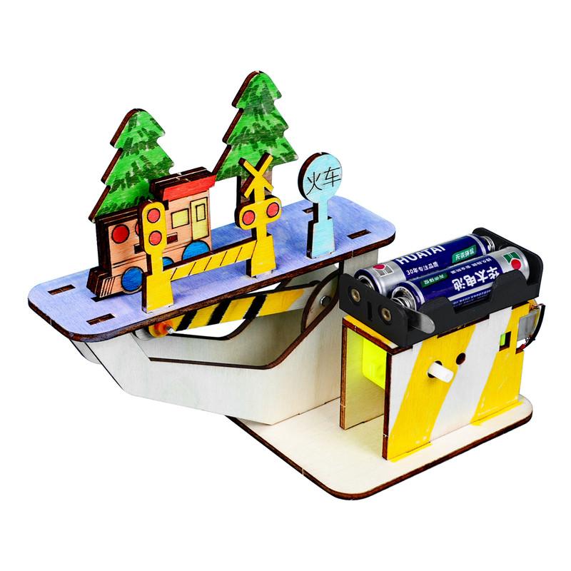 森林轨迹旅游观光车场景手工模型