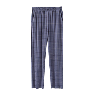 男士睡裤纯棉大码宽松舒适家居长裤春秋夏季全棉可外穿休闲裤单裤