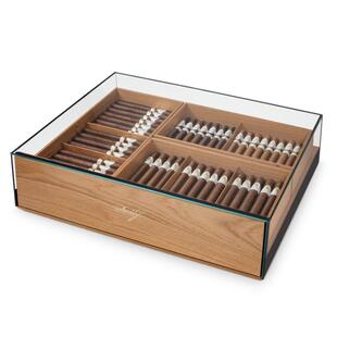 Davidoff/大卫杜夫现代建筑风 雪松木雪茄保湿盒醇化养茄保养限量