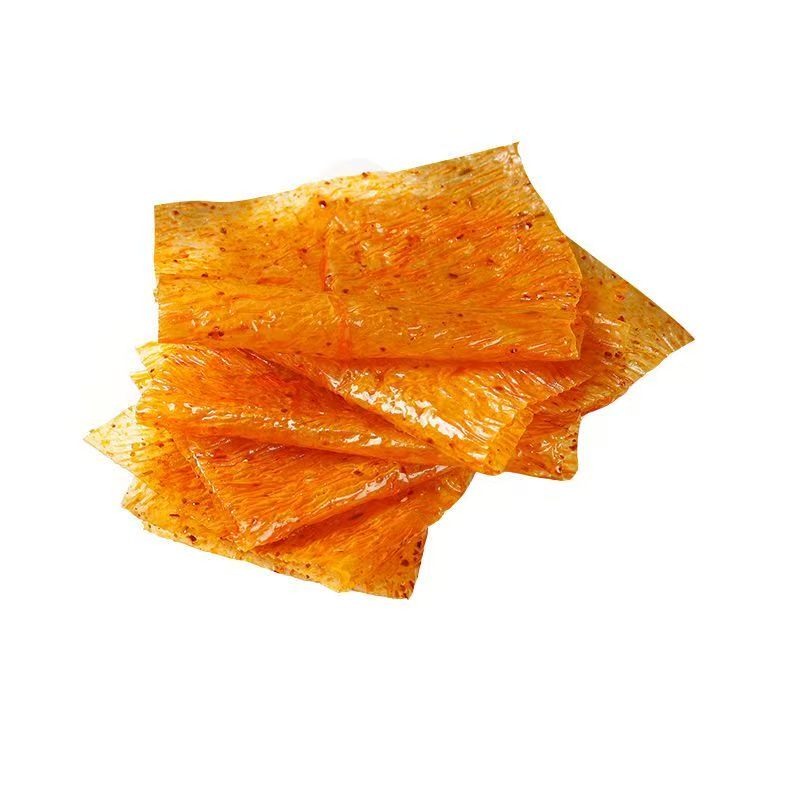 纯手工老式大辣片辣条网红辣片