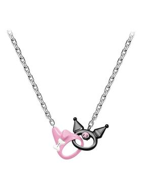 潮色绘三丽鸥925银项链莫比乌斯