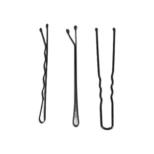 黑色钢夹一字发夹女前额碎发刘海夹脑后侧边发卡简约百搭夹子头饰