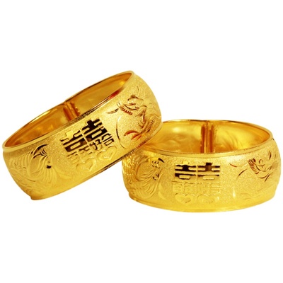 新款镀金沙金耳钉花月婚嫁简约