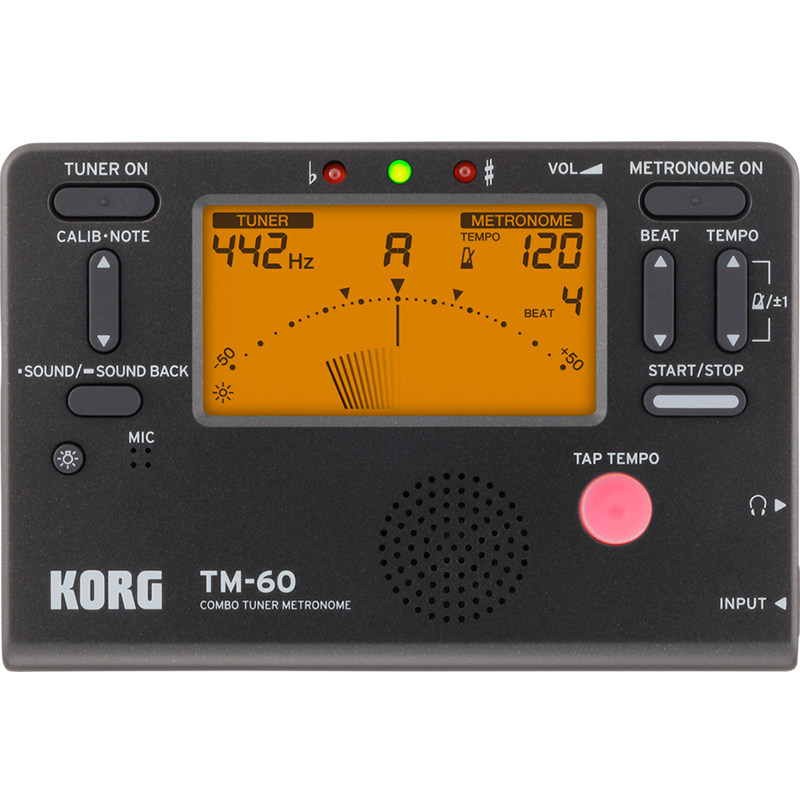 korg科音调音器tm60吉他