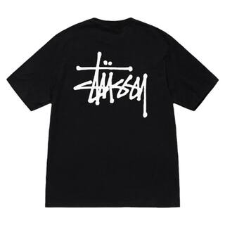 现货Stussy Basic Logo Tee经典基础巡游字母logo短袖T恤男女