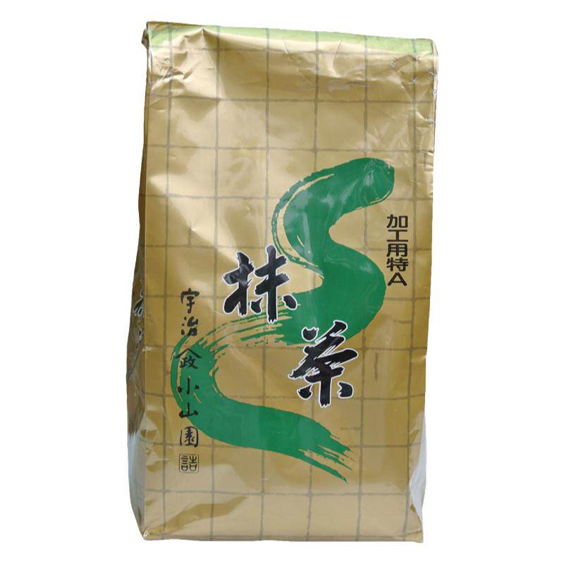 日本进口山政小山园特A宇治抹茶粉1kg分装烘焙无糖冲饮奶茶