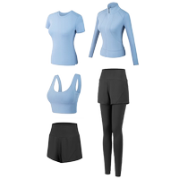 运动健身瑜伽服套装女跑步春夏季