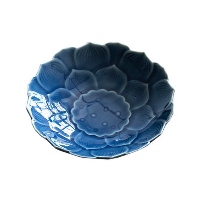 紫泉涧陶瓷莲花小果碟家用