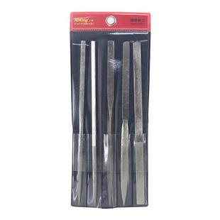 NHKing金刚石锉刀金属小平斜细齿半圆三角手动锉刀 打磨工具IF-50