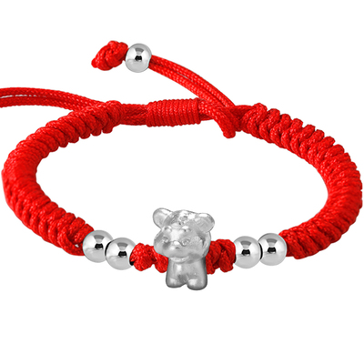本命年红绳编织手链亲子款