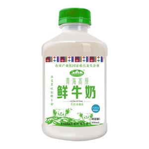 青海湖青海高原鲜牛奶500ml*4瓶